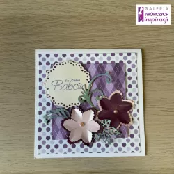 Dzień Babci - Kartka 13 x 13 cm